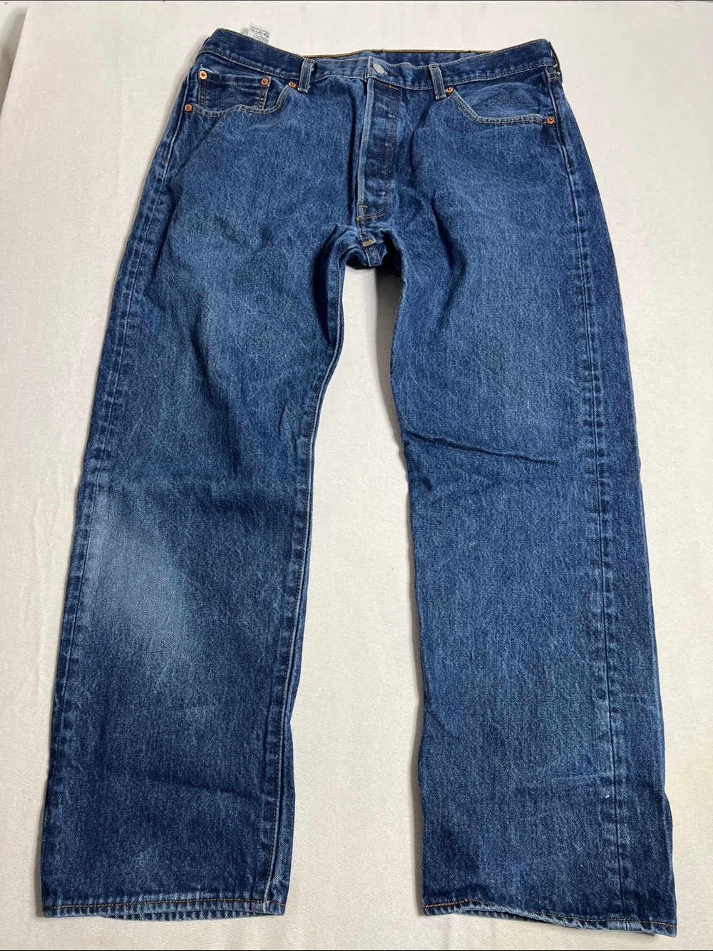 Levi's Straight-Leg Indigo Blue Jeans
